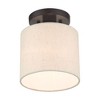 Livex Lighting Blossom 1 - Light Semi-Flush Mount in  English Bronze - 3 of 4