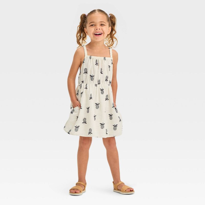 Toddler Girls' Gauze Dress - Cat & Jack™, 4 of 7