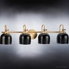 Urban Ambiance Luxury Vintage Bath Light 9''H x 33''W,  Olde Brass Finish,  Jacksonville Collection, UHP4317 - 4 of 4