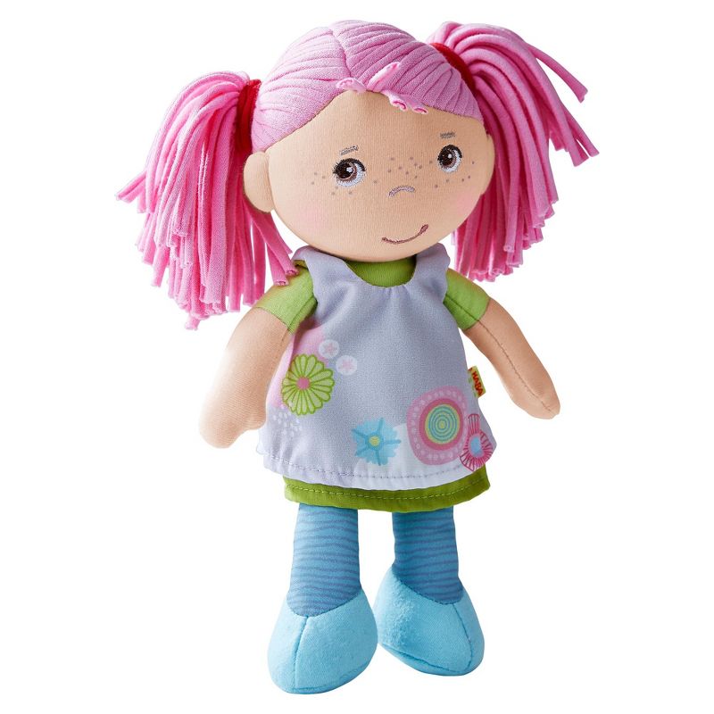 HABA Soft Doll Beatrice 8" - First Baby Doll with Red Pigtails, 1 of 8