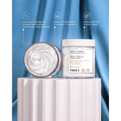 TRULY Coco Cloud Whipped Shave Butter - 1.3 fl oz - Ulta Beauty: For All Skin Types, Vanilla & Coconut Scent, Bikini Line