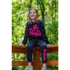 Barbie Little Girls French Terry Sweatshirt And Jogger Pants Set Black 6 :  Target