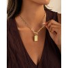 Christian Cross Necklace Gold Silver Plated Non Tarnish Toggle Clasp - 4 of 4