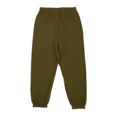 Leveret Kids Sweatpants Olive Green 10 Year : Target