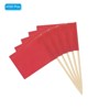 Unique Bargains Small Labeling Marking Cake Cocktail Decor Flag Toothpicks 100 Pcs - 3 of 4