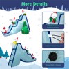 NAYSAYE Inflatable Holiday Decoration Polar Bear Slide Scene for Christmas Yard, White, 108"*56.4"*86.4" - 4 of 4