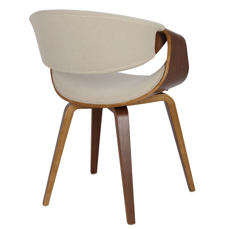 Curvo Mid-Century Modern Dining Accent Chair - LumiSource, 4 of 14