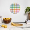 Ninola Design Vichy Spring Colorful Picnic Cutting Board - Deny Designs - 3 of 3