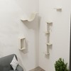 YOOCOZZ Modern Wall-Mounted Cat Furniture - 4pcs-Beige - 4 of 4