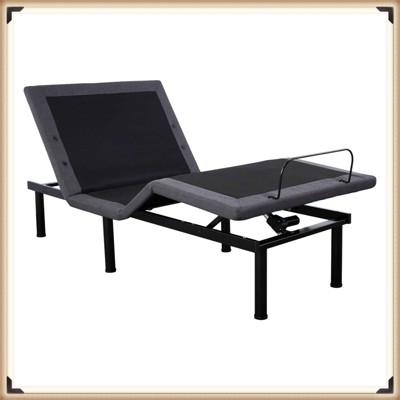 Garvee Adjustable Bed Frame, Adjustable Bed with Wireless Remote and 1 USB Port, Head & Foot Incline, Electric Bed Frame with 4 Height Options