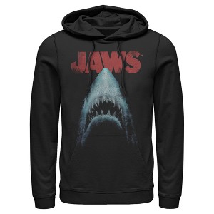Men's Jaws Classic Poster Pull Over Hoodie - 1 of 4
