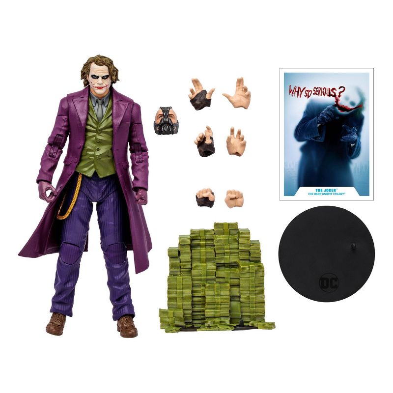 McFarlane Toys DC Gaming Build-A-Figure Dark Knight Trilogy The Joker Action Figure, 4 of 12
