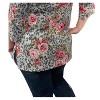 Women's Shoulder Cutout Tunic Top - honeyme - 2 of 3