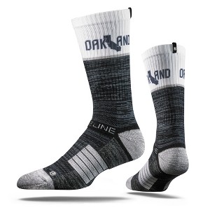 Strideline City Line, The Town Charcoal, Oakland California Crew Socks - 1 of 1