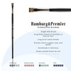 Creative Mark Hamburg Premiere Professional Oil Painting Brushes - Bright Oil Paint Brush - Handmade in Germany, Natural & Synthetic Hair Blend, Long - 2 of 4