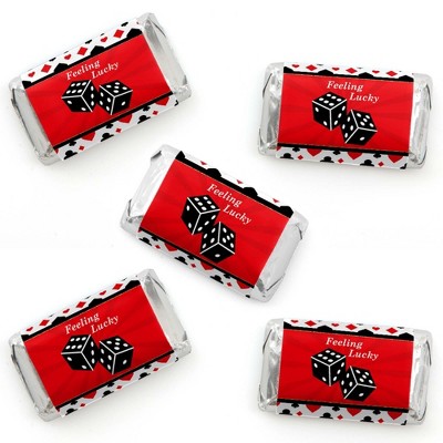Big Dot Of Happiness Las Vegas - Mini Candy Bar Wrapper Stickers - Casino  Party Small Favors - 40 Count : Target