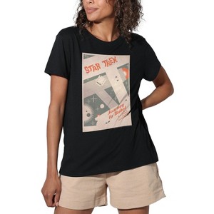 Women's Star Trek Tos Episode 39 Loose T-Shirt Black - 1 of 4