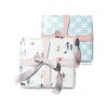 Two-Sided "Winter Wonderland" & "Wreath" Heavyweight Christmas/Holiday Gift Wrap by Ramus & Co (Eight Sheets) - 2 of 4