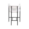 Meridian Furniture,Malin Cream Vegan Leather Counter Stool, Set of 2 - 4 of 4