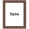 PosterPalooza | 11x14 Wide Barnwood Picture Frame, UV Acrylic, 6 Finishes - Grey, Brown, White, and Black - 2 of 4