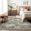 Oriental Machine Washable Rug Ultra Soft Rug for Living Room Low Pile Foldable Thin Non Slip Carpet - 2 of 4
