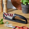 Cheer Collection Professional 3-step Kitchen Knife Sharpener : Target