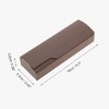 Unique Bargains Wood Grain Portable EyeGlasses Case 1 Pc - 4 of 4