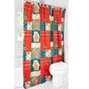 The Lakeside Collection Gingerbread Patchwork Bath Collection - Shower Curtain 1 Pieces - 2 of 3