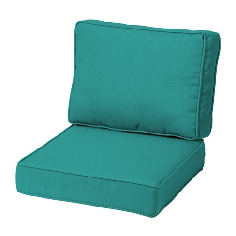 19 X 24 X 8 Profoam Outdoor Plush Deep Seat Back Cushion Leala Sapphire  Blue - Arden Selections : Target