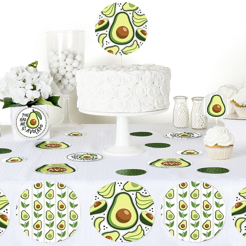 Big Dot of Happiness Hello Avocado - Fiesta Party Giant Circle Confetti - Party Decorations - Large Confetti 27 Count, 5 of 8