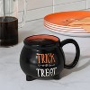 15 fl oz Halloween Stoneware Figural Trick or Treat Cauldron Mug - Hyde and EEK! Boutique™: Microwave & Dishwasher Safe - 2 of 3