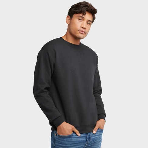 Hanes Ecosmart Men s Fleece Sweatshirt Black 3xl Target