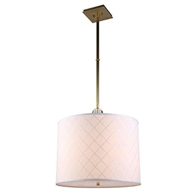 Elegant Lighting Gemma Collection Chandelier D:22 H:51.5 Lt:2 Burnished Brass Finish