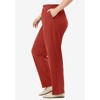 Woman Within Plus Size 7-Day Knit Ribbed Straight Leg Pant - 4 of 4