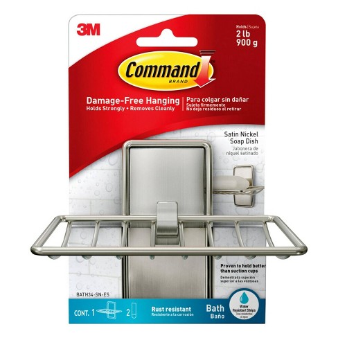 3M Command Bathroom Organization Shower Caddy / Rust Resistant / Water  Resistant