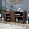Englewood Large Hutch Spiced Mahogany - Sauder: Modern Home Office Credenza, Adjustable Shelves, MDF Construction - 3 of 4