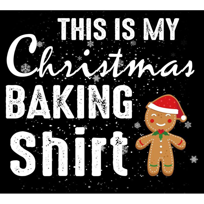 Women's Design By Humans Gingerbread Christmas Baking Shirt By shirtpublic Racerback Tank Top, 2 of 4