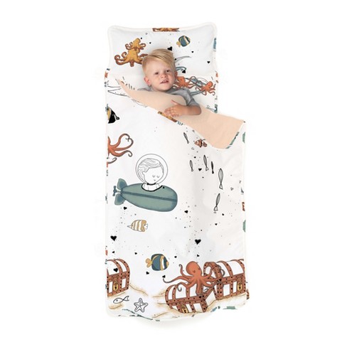 CocoMelon 3 In 1 Slumber Bag - Nap Mat And Pillow - Inc Name Label - Brand  New