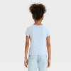 Girls' Short Sleeve Fitted T-Shirt - Cat & Jack™ - 2 of 3