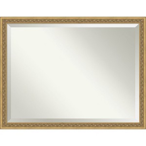 Amanti Art Carter Dark Gold Beveled Wood Framed Bathroom Vanity Wall Mirror - 1 of 4