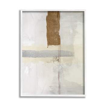 Stupell Industries Contemporary Brushed Composition Framed Giclee Art