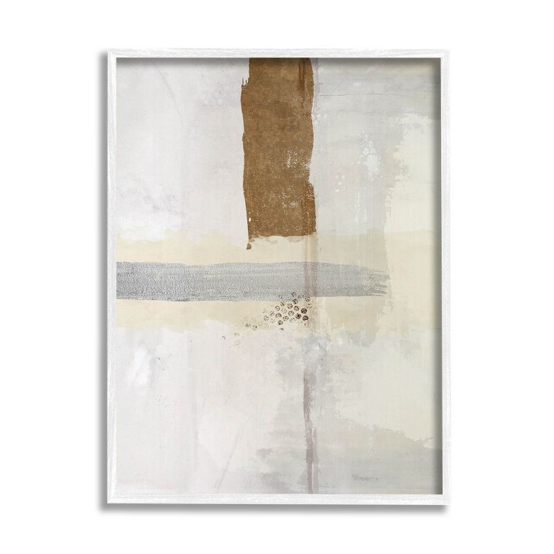 Stupell Industries Contemporary Brushed Composition Framed Giclee Art, 1 of 6