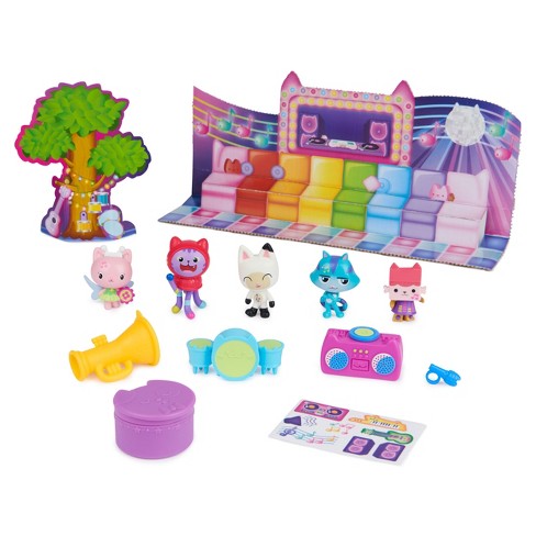 Gabby's Dollhouse – Pandy Paws' Birthday Figure Set (target