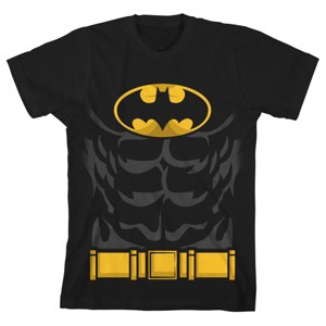 Batman Batman Costume Black Cosplay Toddler Boy to Youth Boy - 1 of 2