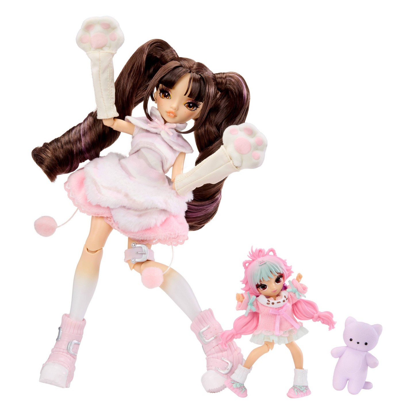 Детская кукла MirrorMi Academy Mirror Mi Mini Mi Akiko Kittyama Cozy Poseable 4" Fashion Doll — фото 7