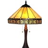 Chloe Lighting Eleanor Tiffany-style 2 Light Mission Table Lamp 16" Shade - 4 of 4