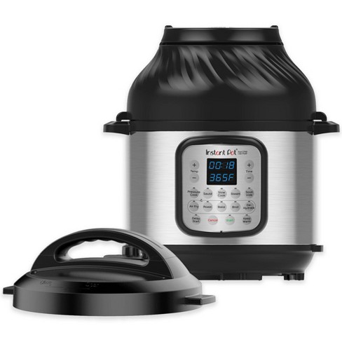 Instant Pot 6qt Crisp Pressure Cooker Air Fryer - Silver : Target