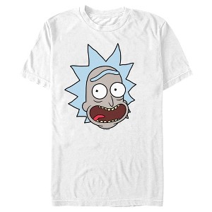 Men's Rick And Morty Smiling Rick Big Head T-Shirt - 1 of 4