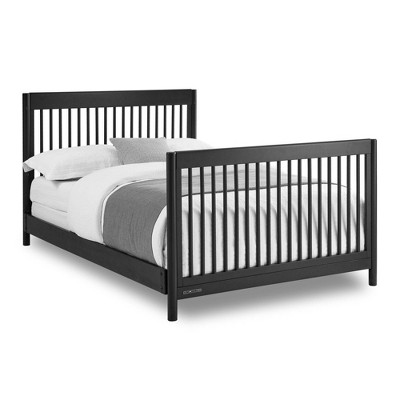 Midnight Grey 6-in-1 Convertible Crib with Modern Spindles