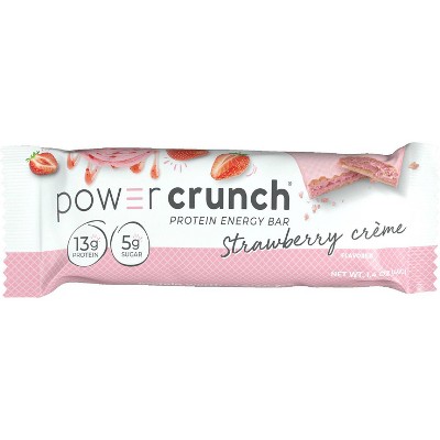 Power Crunch Strawberry Cream Wafer Protein Energy Bar - 5pk